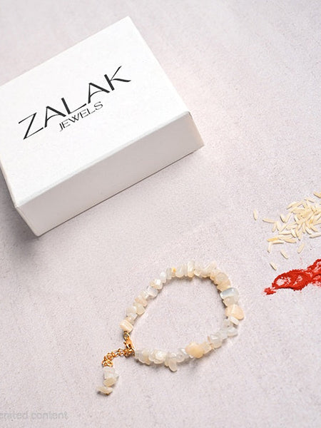 Mood swings Moonstone Crystal Rakhi for Raksha Bandhan-2025