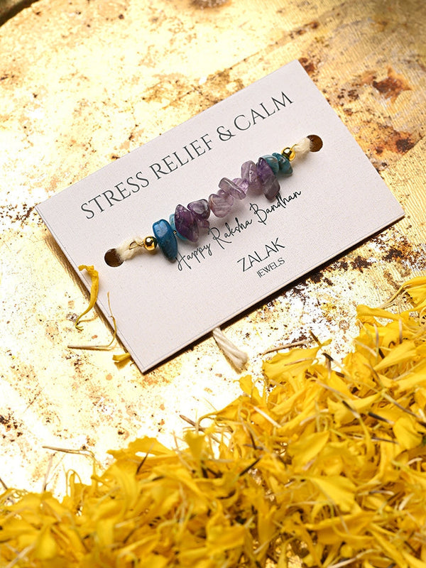 Stress Relief & calm  with our Crystal Rakhi for Raksha Bandhan-2025